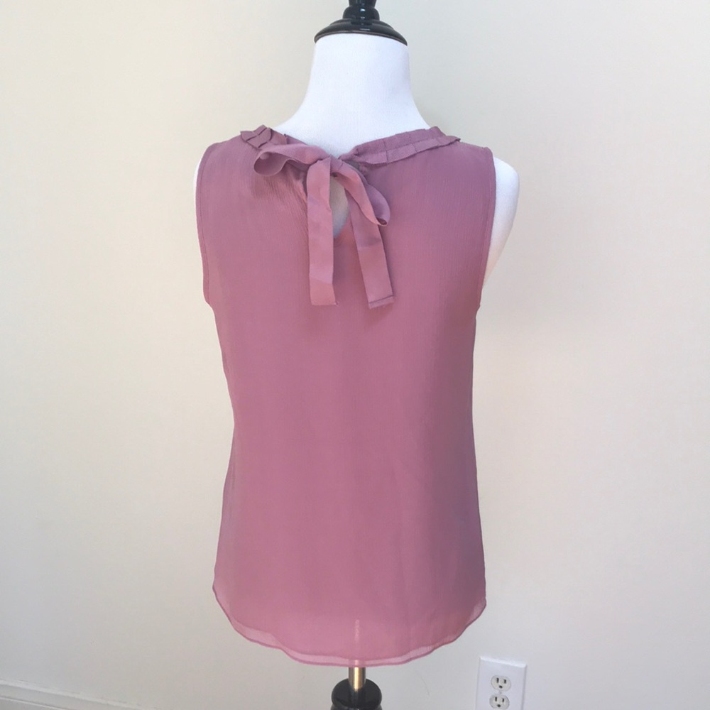 Banana Republic Orchid Silk Blouse - Picture 3 of 8